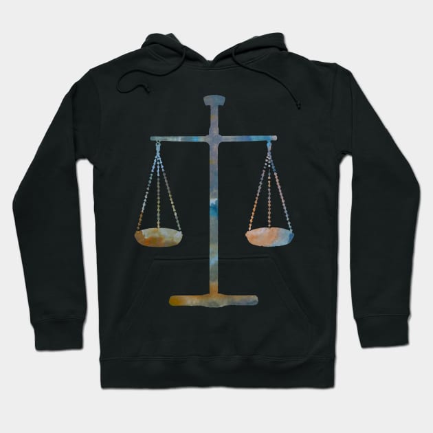 Scales of justice Hoodie by BittenByErmines